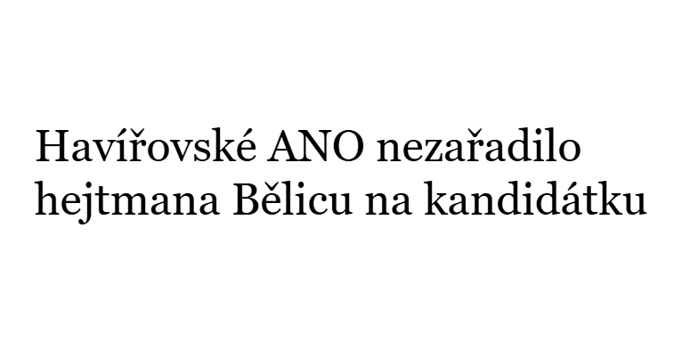 DOST Bělici na radnici